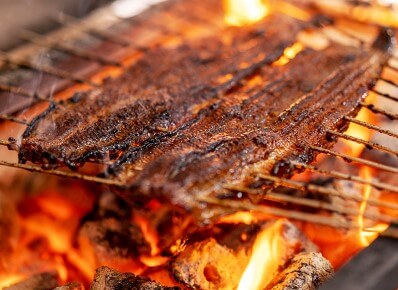 焼き上げは炭焼